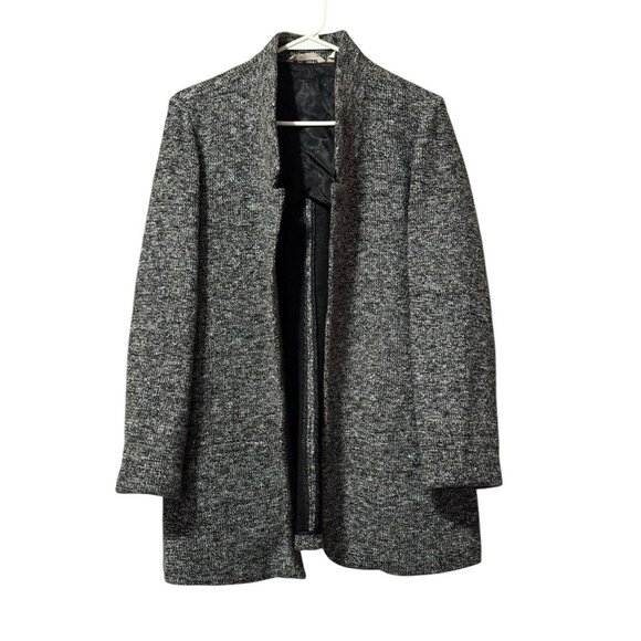 Soft Surroundings St. James Blazer Jacket Open Front Tweed Pockets Size Large - Picture 1 of 14